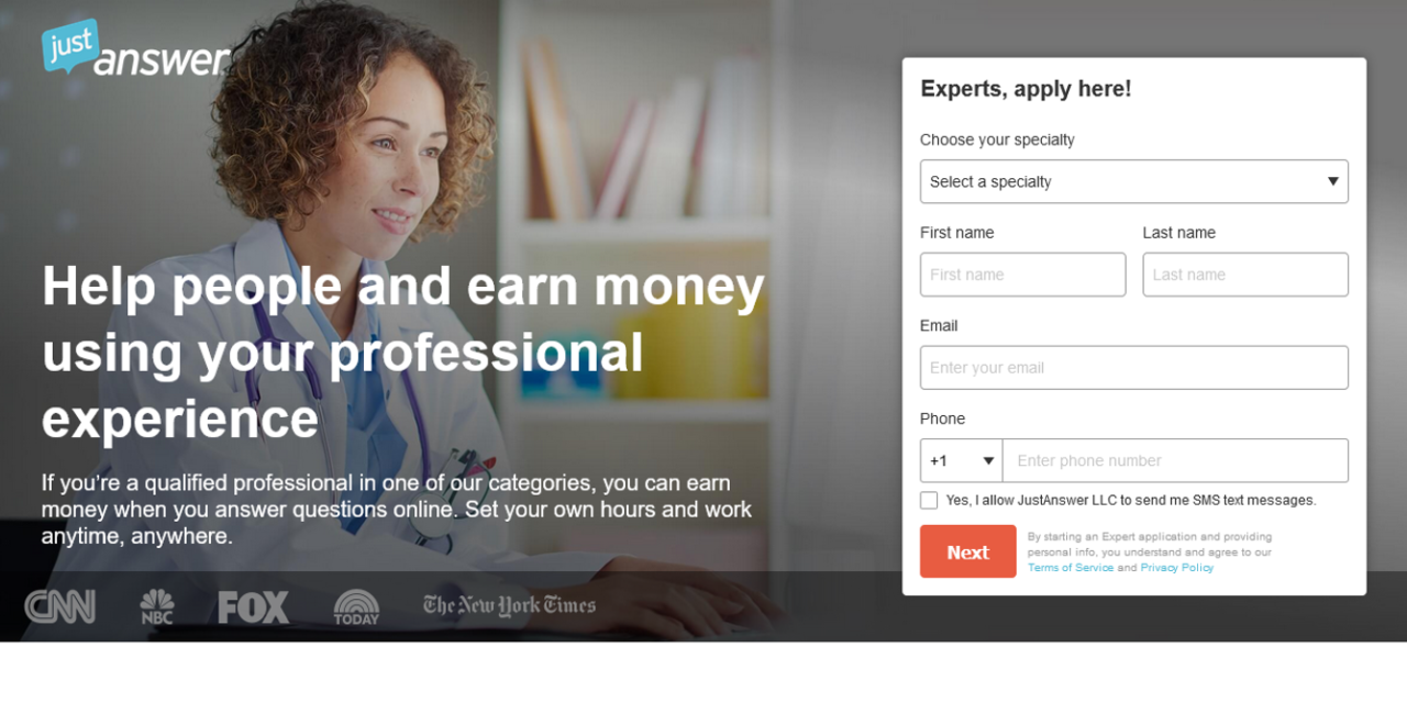 Answering Questions, Earning Cash: A Deep Dive into JustAnswer’s Remote Expert Role