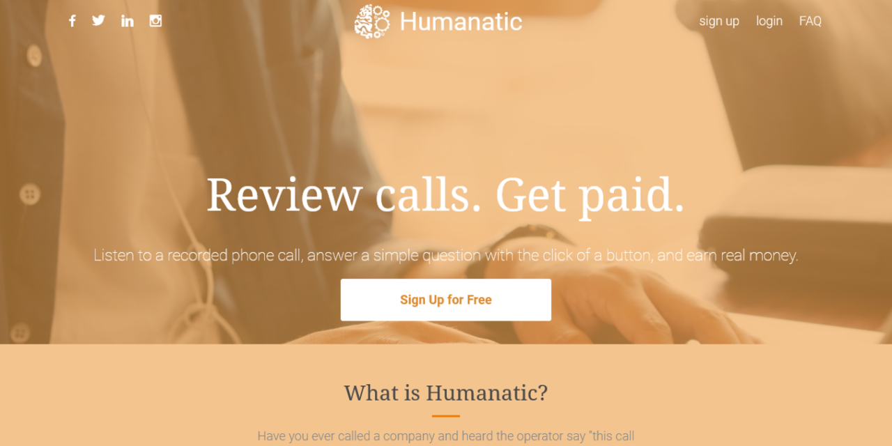 Tune In, Cash Out: Inside the World of Humanatic Call Reviewers